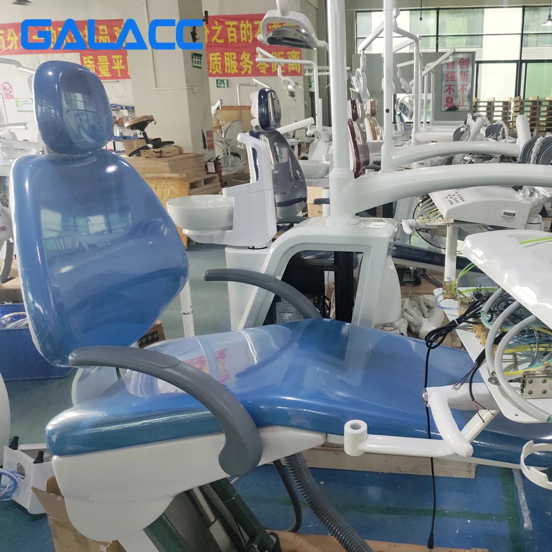 Dental Equipment Manufacturer Factory Dental Chair Price Sale Medical Dental Unit Set Machine Luxury Led Dental Chairs