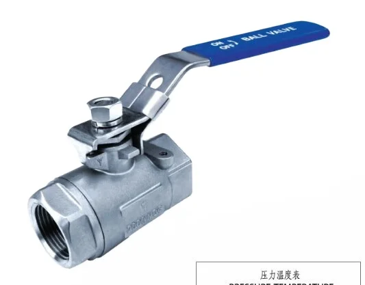 Kugelhahn Industrial Valve Stainless Steel 304 2PC Floating Ball Valve Threaded Ends Full Bore Ball Valve