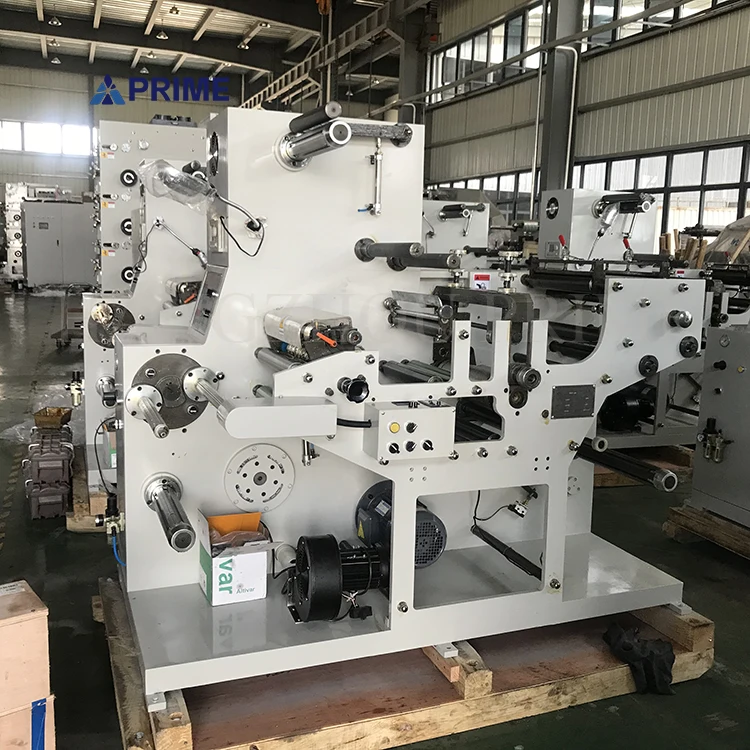 Fully Automatic 450 TOP electric Slitting machine with rotary die cutting station with high quality