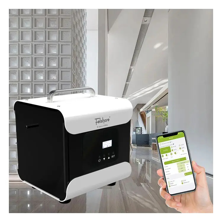 Electric Waterless HVAC Metal Scent Machine Essential Oil Aroma Scent Oil Diffuser Machine Commercial Air Freshener