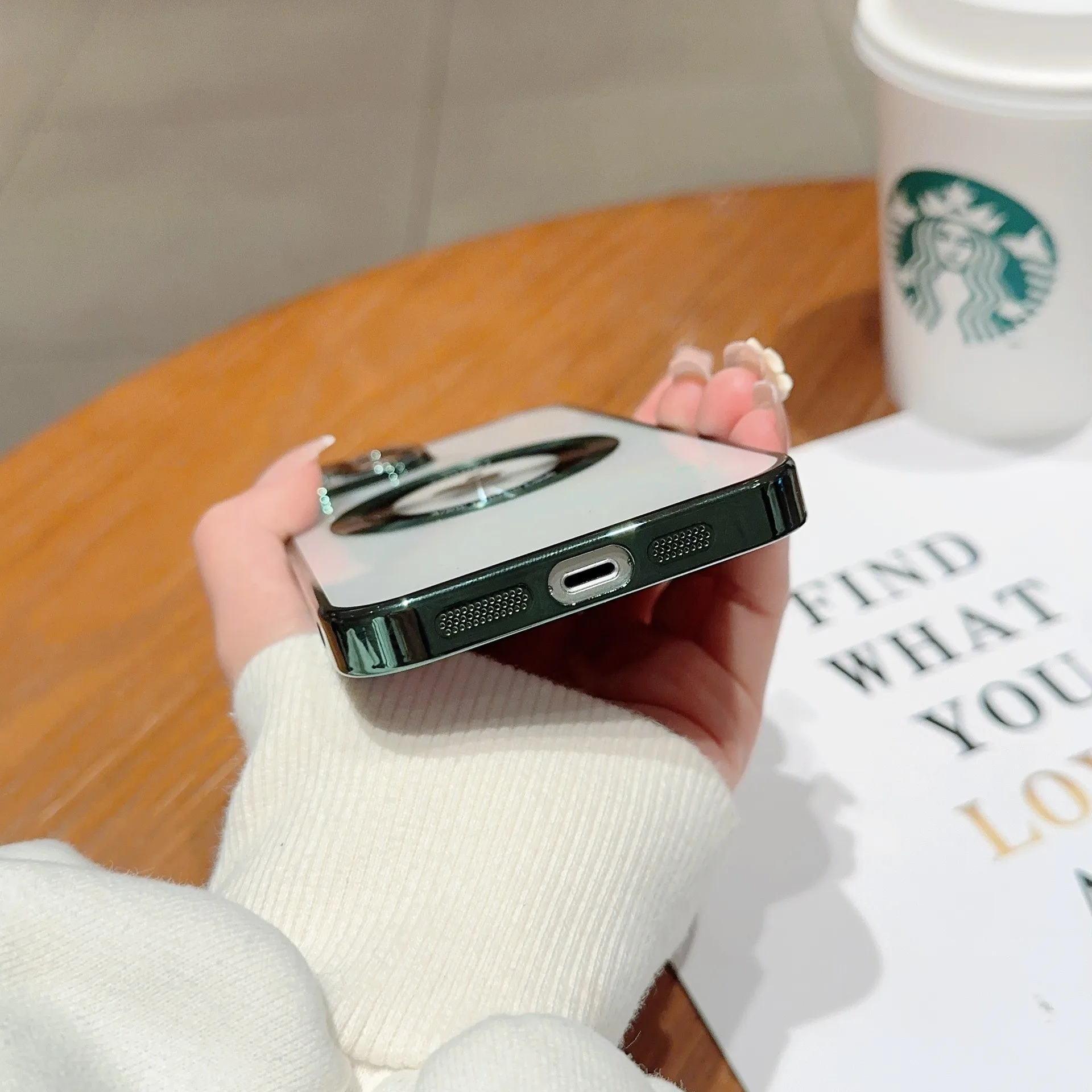 Luxury Phone Case For iPhone 14 Pro Max 12 16 11 13 Pro 15 Plus Acrylic PC Platingf Hard Cover with camera protector Anti-yellow