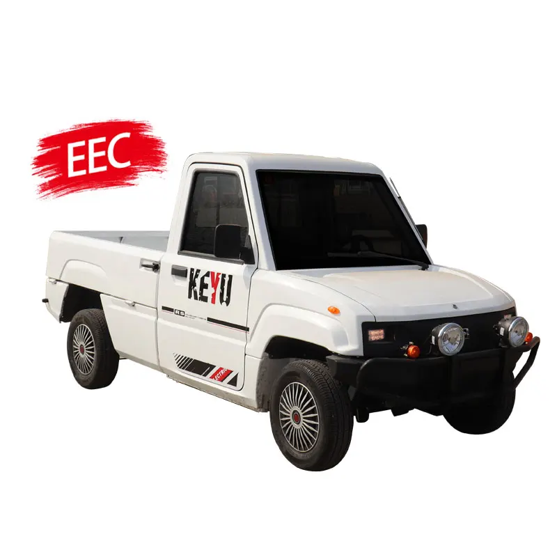 2024 New Product New Trend 2 Seat Mini Pick up 4x4 Electric Car Truck Pickup China Mini Electric Pickup Truck
