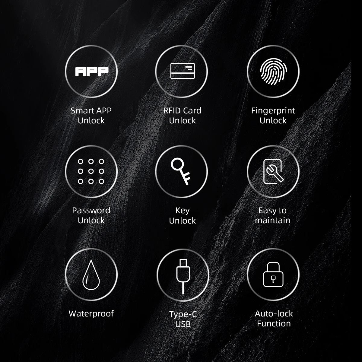 Multi-Functional European Cylinder Lock Ttlock Tuya App Controls Fingerprint Unlock Fingerprint Cylinder Lock