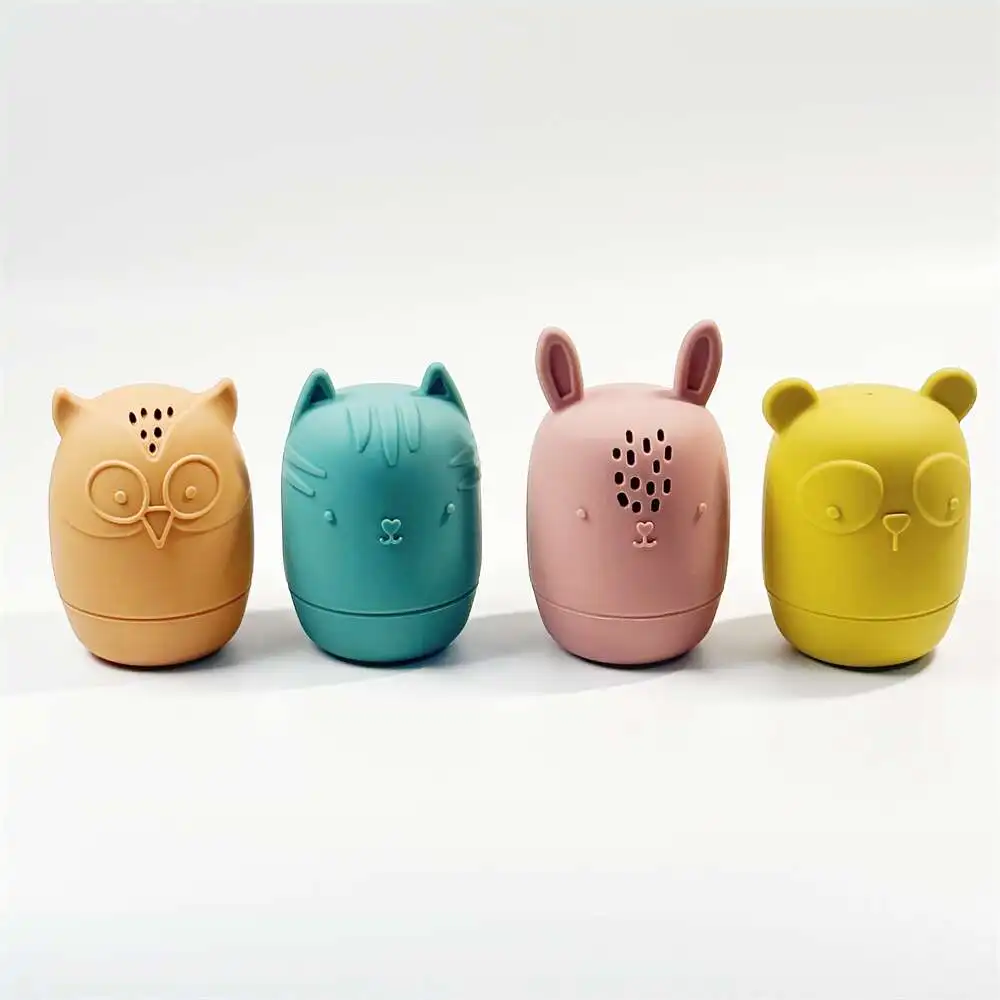 new toys kids baby & toddler toys small animal shaped 4 piece ocean series silicone baby bath toy set 6 to 12 months