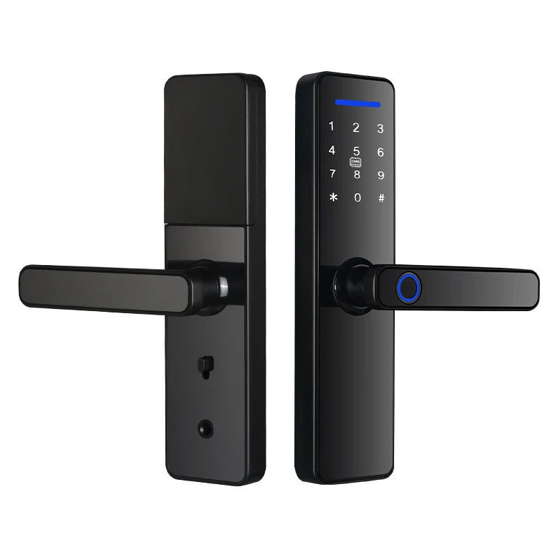 Factory Price September Promotions Wifi APP Control Doorlock Intelligent Fingerprint Key Password Card Tuya Smart Home Door Lock