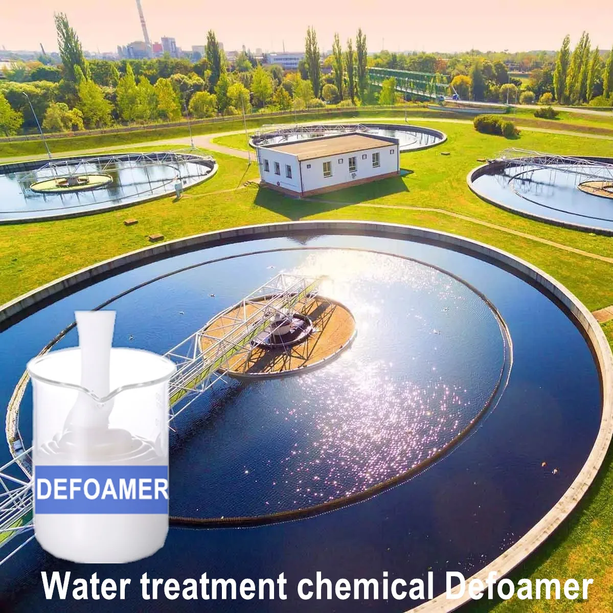 Defoam detergent for plastic products and film concrete non silicon