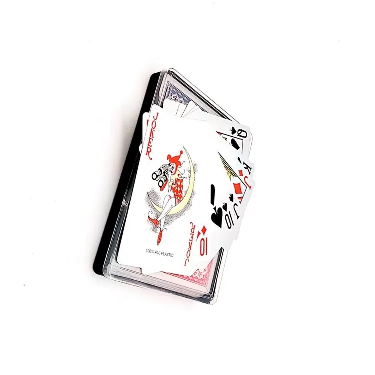 2019 Trendy 100% Plastic Playing Cards for Recreation