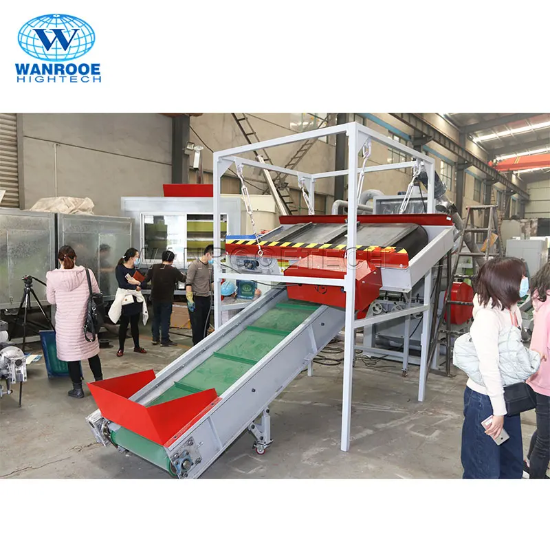 Small Combined Copper Cable Granulator Shredder For Recycle Line