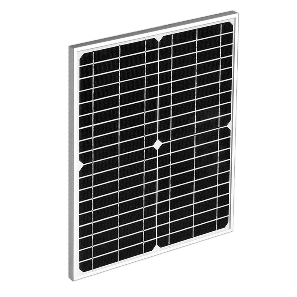 Solarparts 18V Mono Solar Panel  20W 30W 40W For Battery Charge