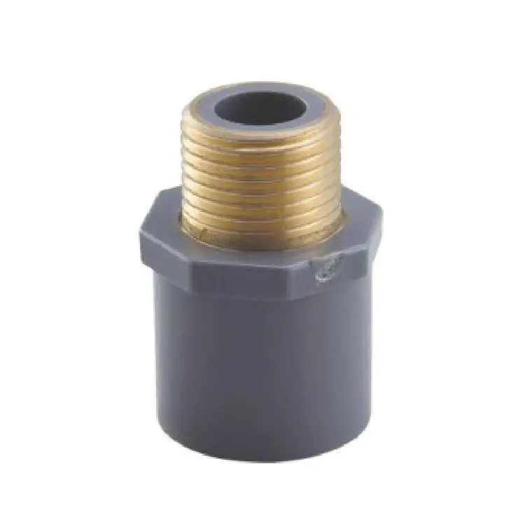 Plastic Pressure CPVC Pipe Fittings MALE ADAPTOR BRASS STANDARD SCH80