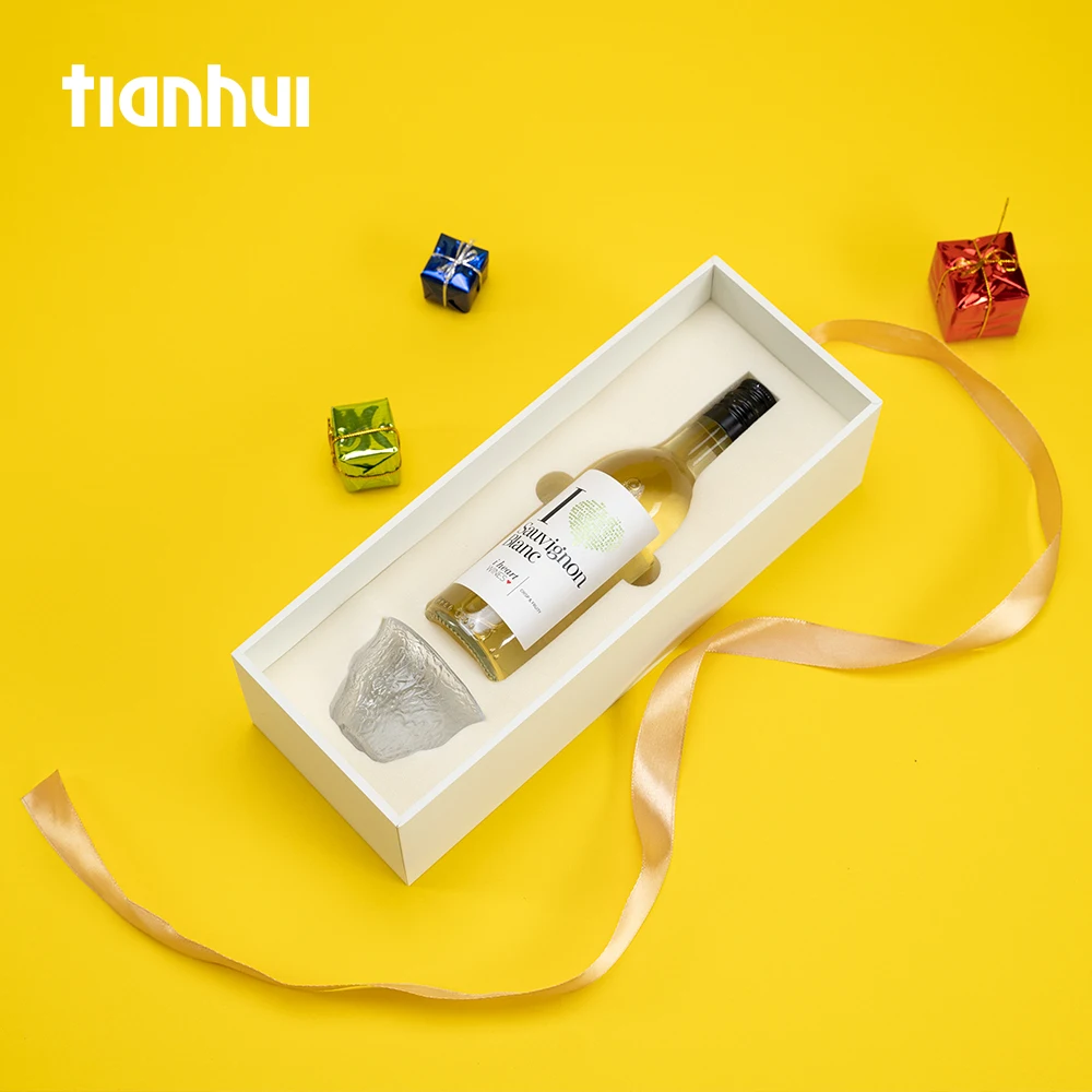 Tianhui White Gift Box with Damping Design Slow Opening Gift Box for Christmas Gift Tea Packaging Sets