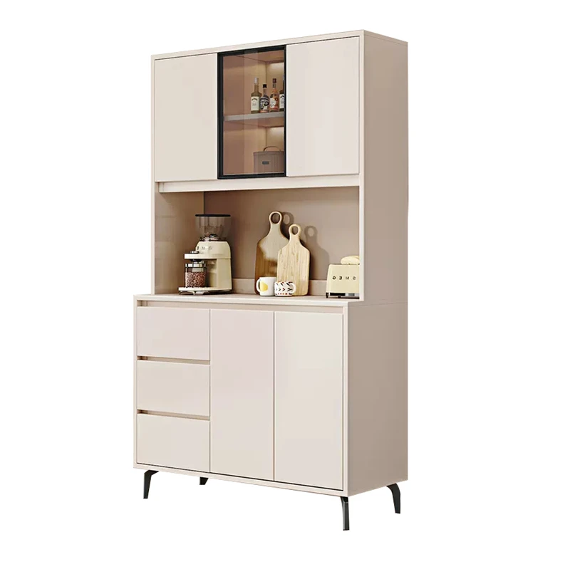 Kitchen Pantry Storage Cabinet with Drawer and Adjustable Shelves Pantry Cabinet for Kitchen Bathroom or Hallway