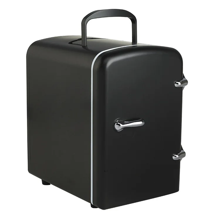 12 V 220 V Dual use 4L Outdoor camping mini fridge for Car and home hotel  Compact Refrlgerators