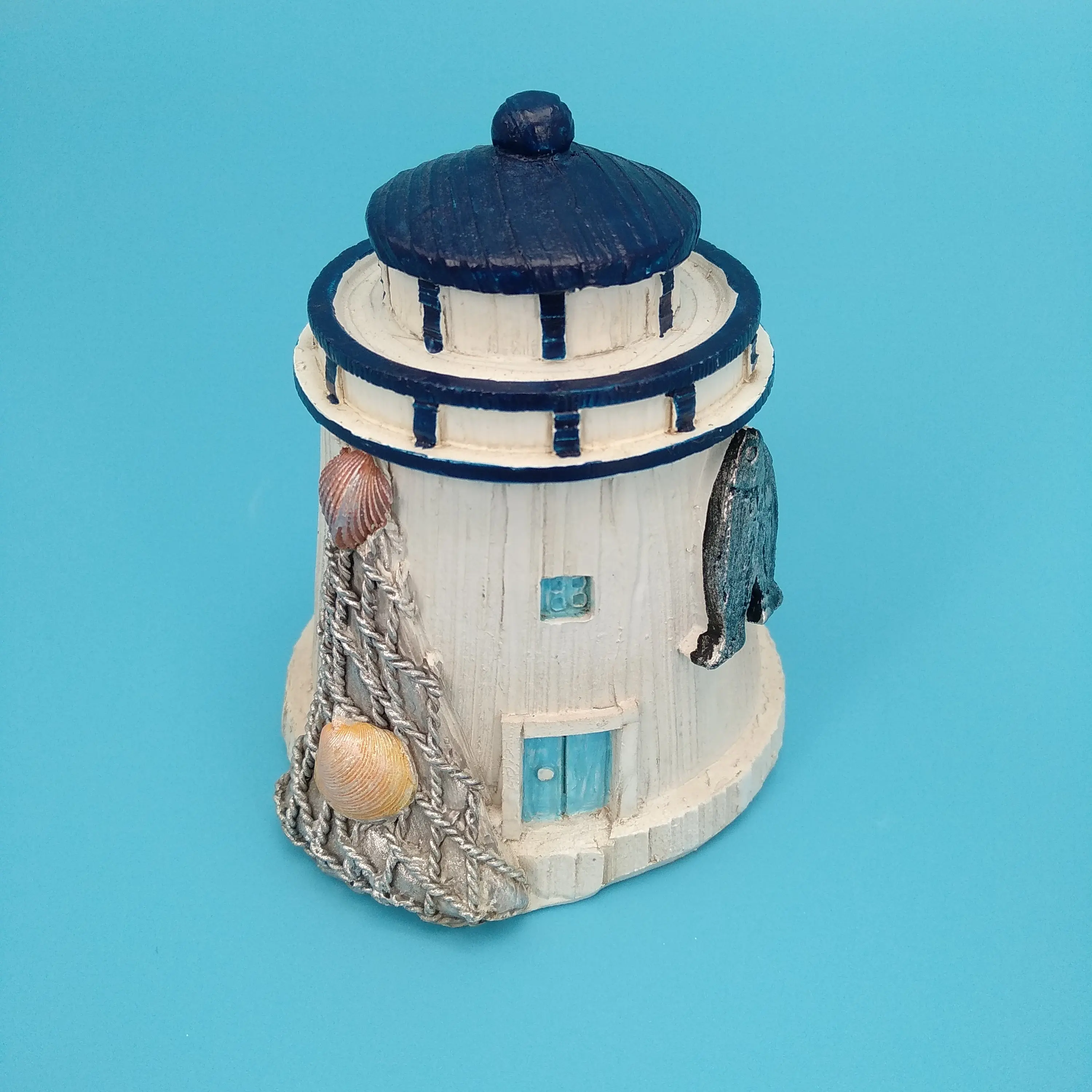 Resin Crafts Desk Decoration Home Decor Custom Polyresin Nautical Lighthouse 3D Eco-friendly Europe Xiamen Port Figurine 960pcs