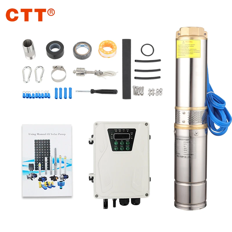 
solar pump kit for agriculture submersible water well solar pumps systems with solar panels 