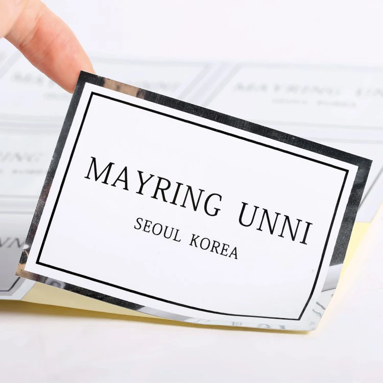 Custom Adhesive Stickers Vinyl Perfume Printing Packaging Labels