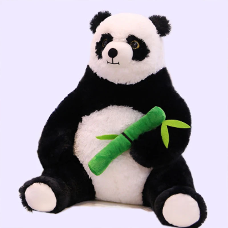 50 CM Super Popular Large Black And White Plush Soft Toy Stuffed Animal Toy Panda Bear Giant Plush Bear