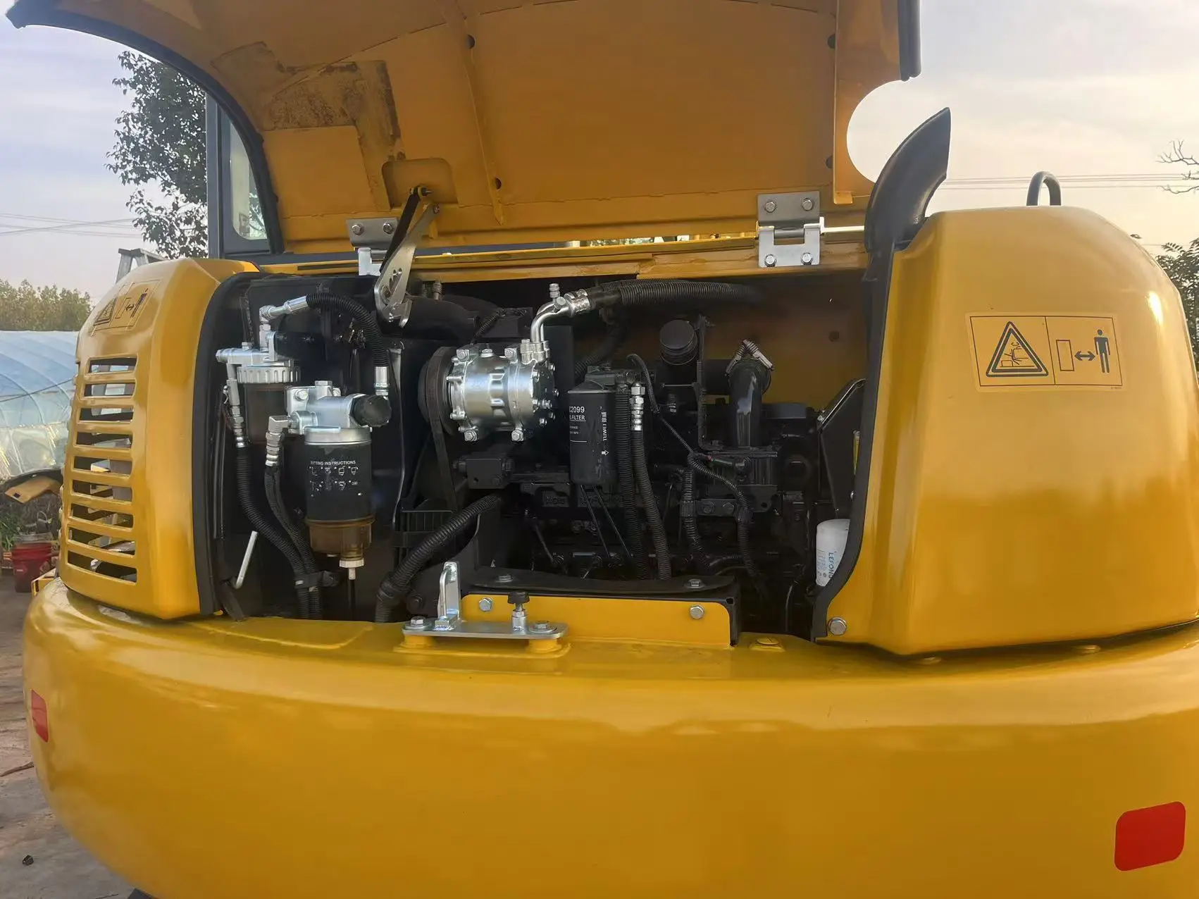 High quality original used Pc70-8 pc70 mini tracked 7ton excavator for earthwork engineering for komatsu