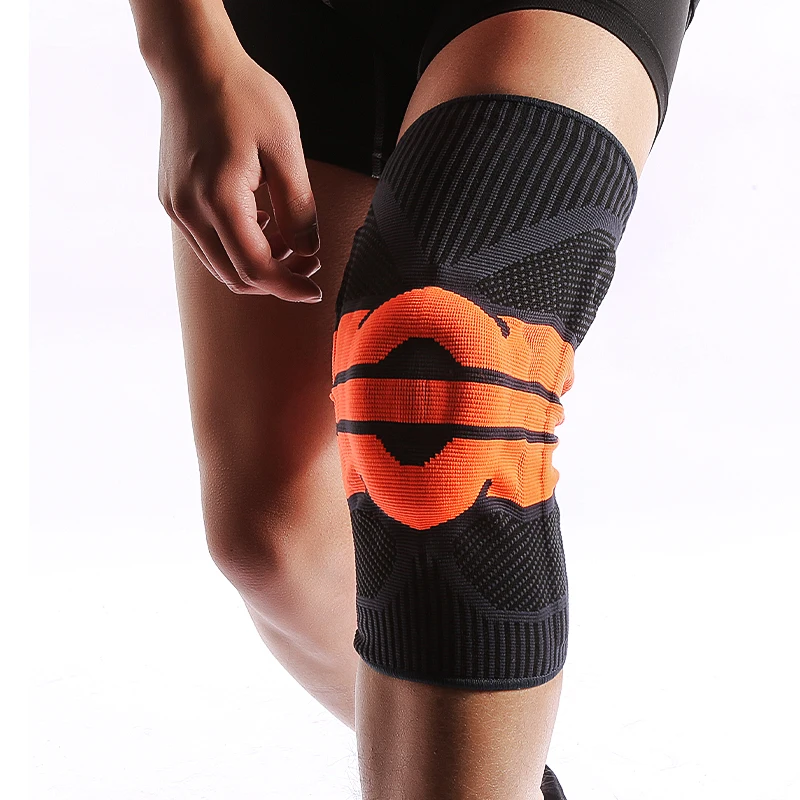 Knee Brace High Elastic Compression Sports Knit Running  Safety Knee Sleeve  pads for Men & Women Knee Support