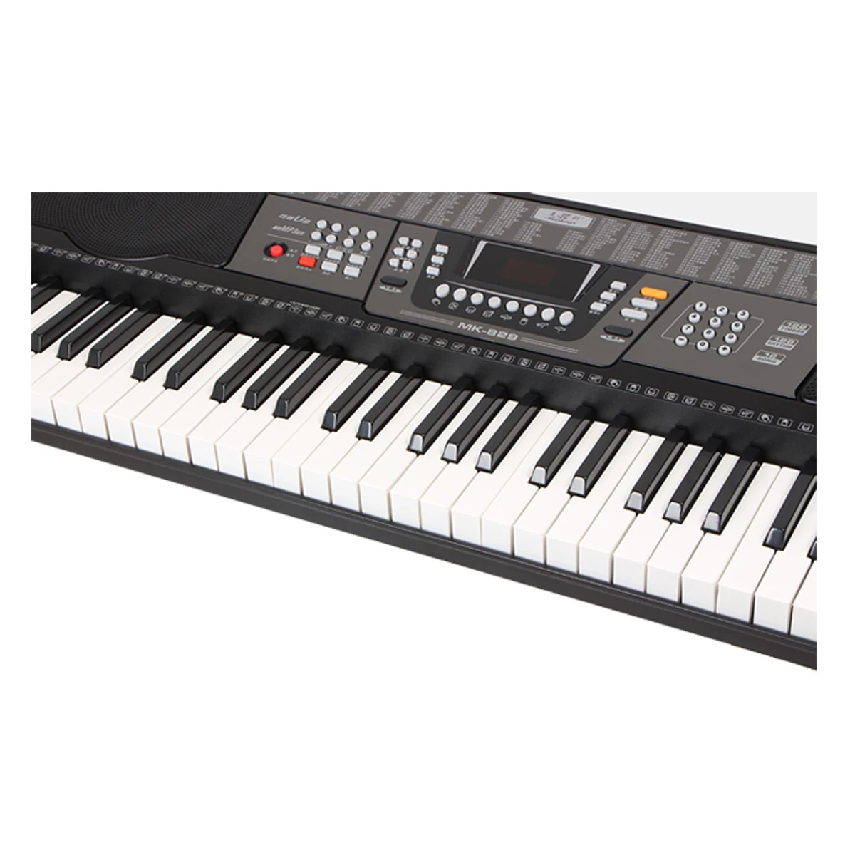 Оптовая цена, высокое качество, светодиодный экран, 128 тембров/ритм, 61 клавиша, электронная клавиатура для пианино, регулируемая клавиатура для пианино
