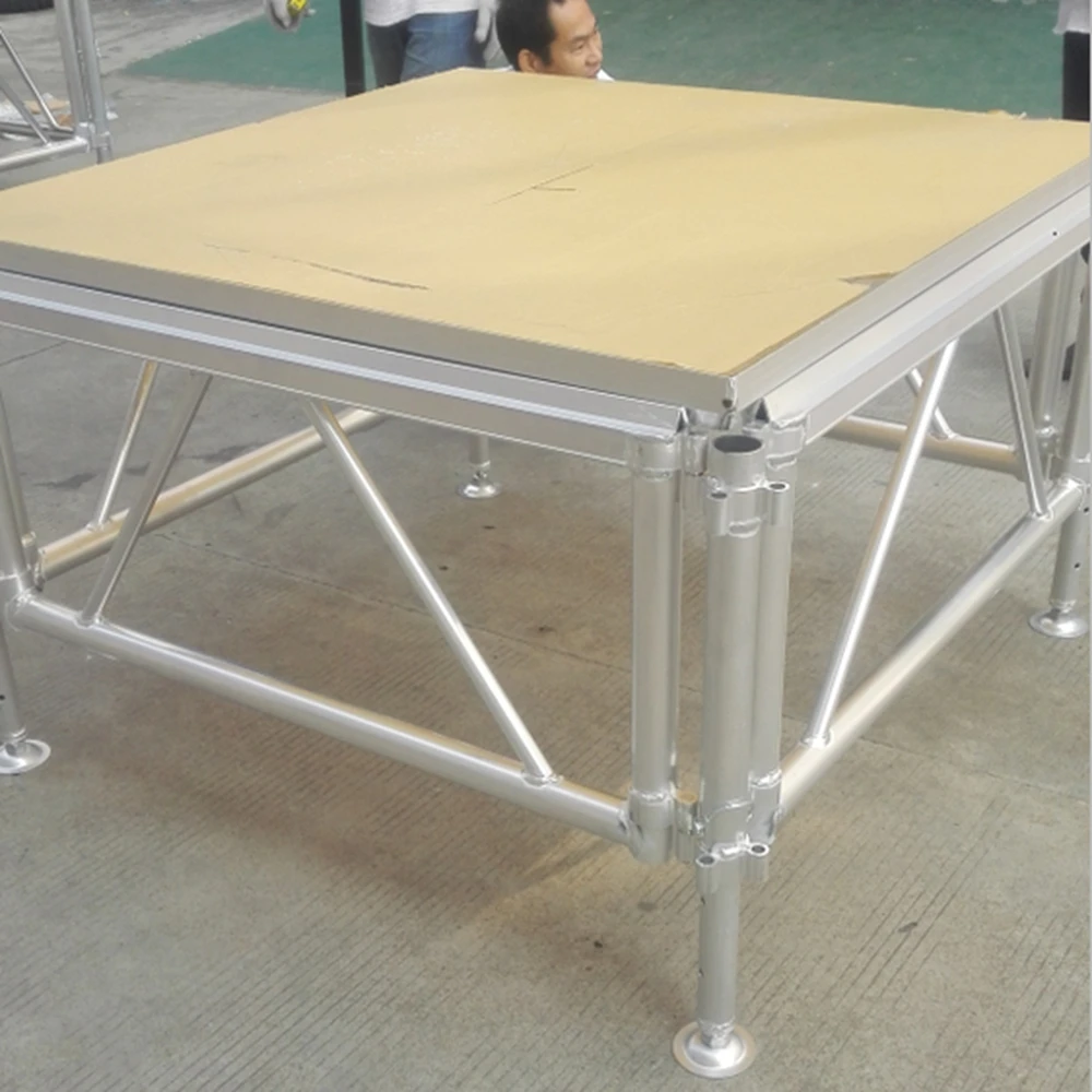 used indoor/outdoor clear glass acrylic stage performance staging for sale