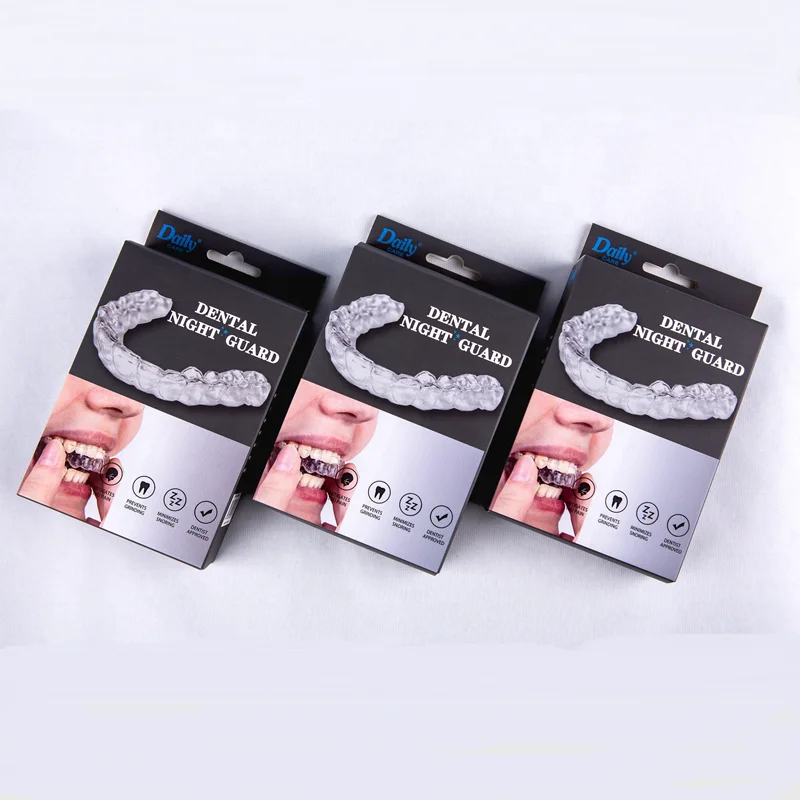 Wholesale environmentally friendly material plastic molar mouthguard, can be used at night.