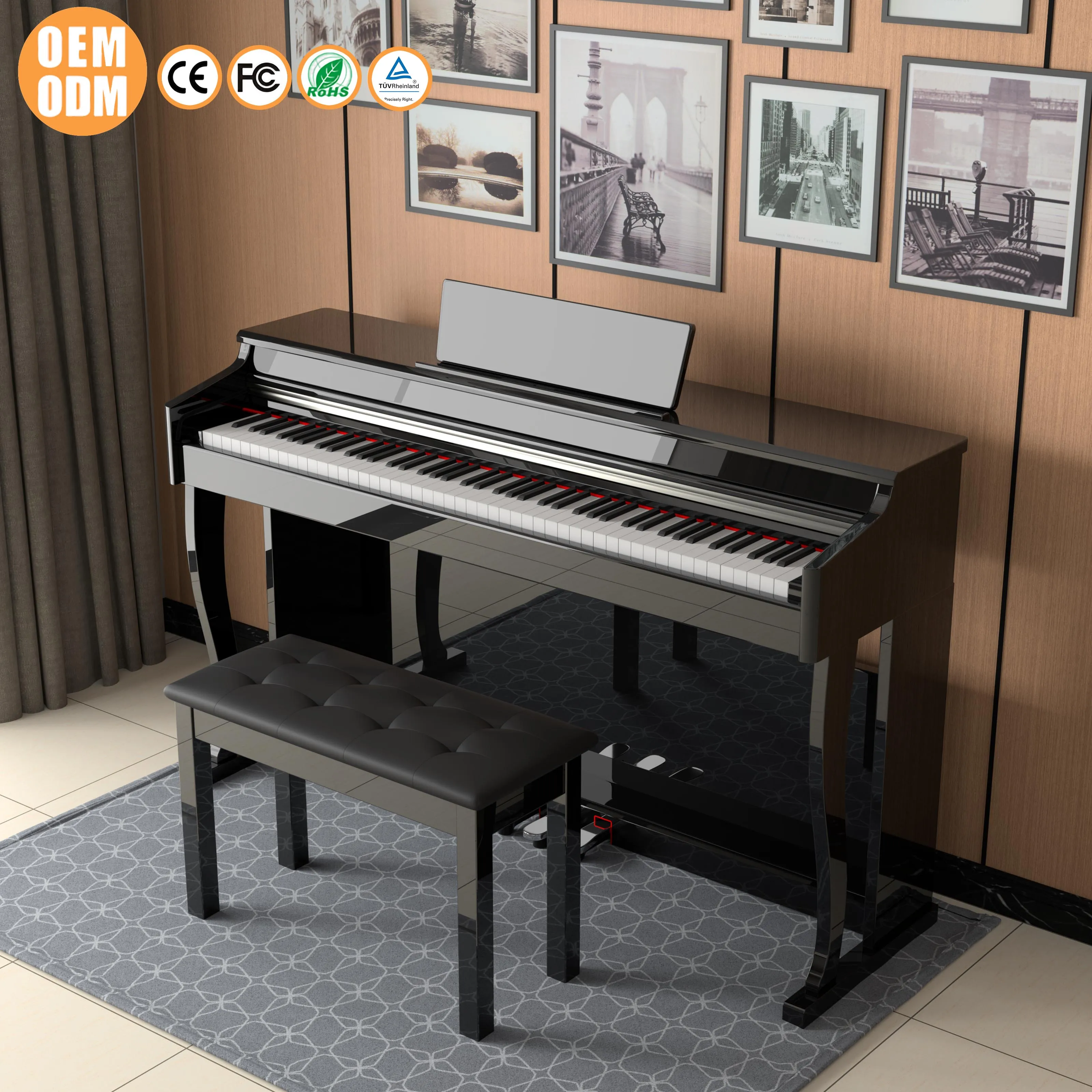 LeGemCharr digital keyboard electronic piano instruments music instrument piano keyboard electric piano digital 88 keys