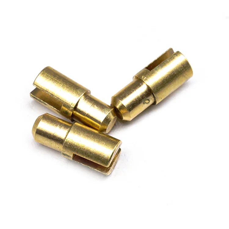 Custom Wholesale Precise Electronic Split Rivets Auto Lathe Parts Cone Head Brass Rivets
