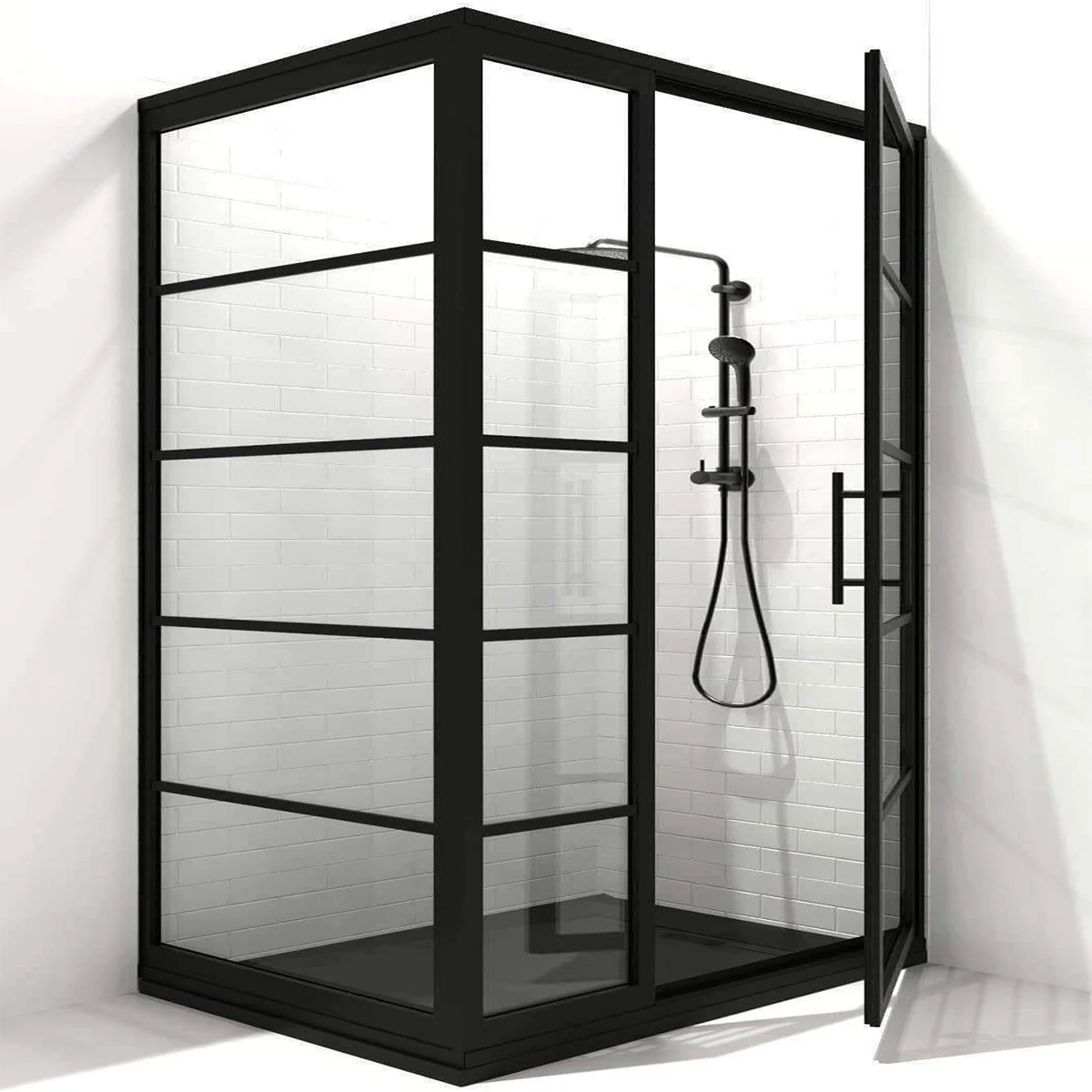 Glass steam bath shower room Sliding  Modern Bathroom Prefab Modular Shower Room for house