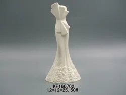 Unique dress style Vase for Rose or dried flower