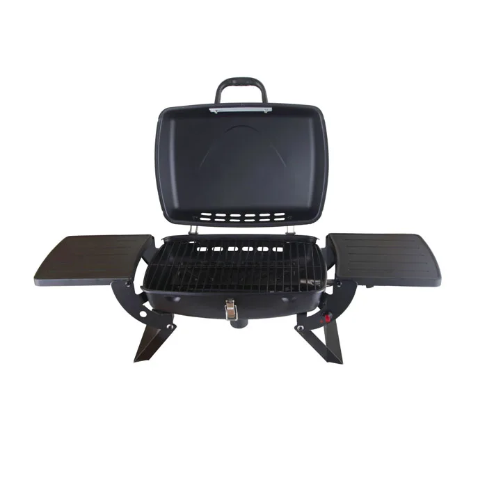 Tabletop Gas BBQ Grill Folding Table Grill Camping Portable Gas Barbecue Grill Easy To Carry Garden Party Propane BBQ
