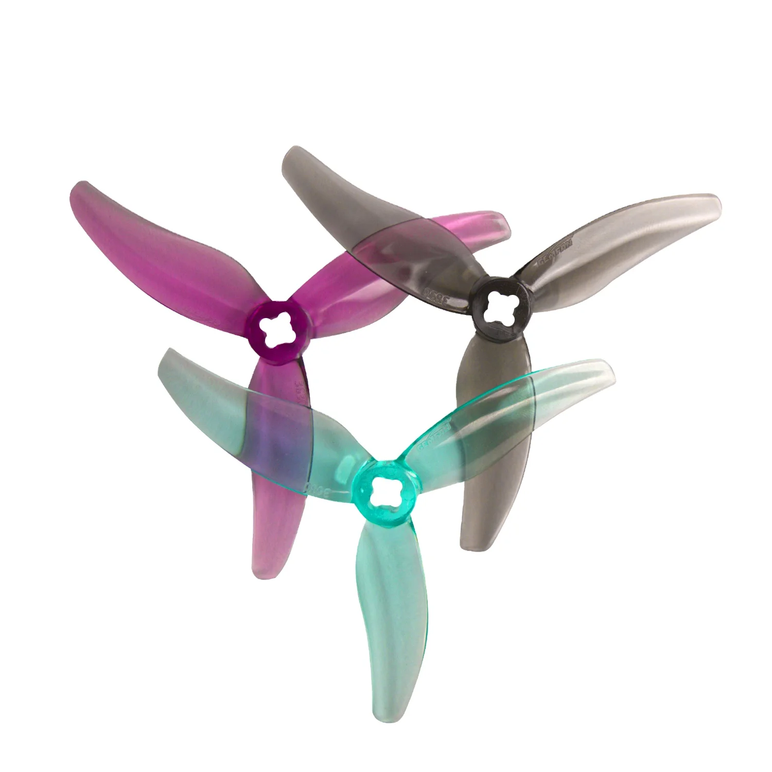 GEMFAN 3 Inch 3630 3 Blades Props for FPV Racing Brushless Tinywhoop Drones Single Hole 2Pairs