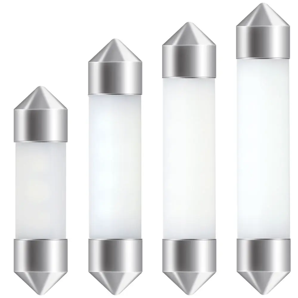 Milk white tube unparalleled capacitance daytime running 36mm smd3014 car turn signal warning lamp smart light bulb wholesale