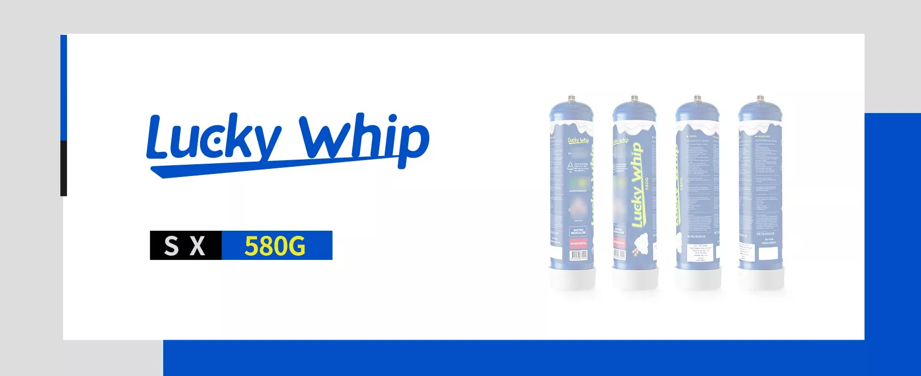 cheapest price smart 640g whipped cream chargers 3.3L cylinder gas 3kg 2kg flavors customizing free nozzles