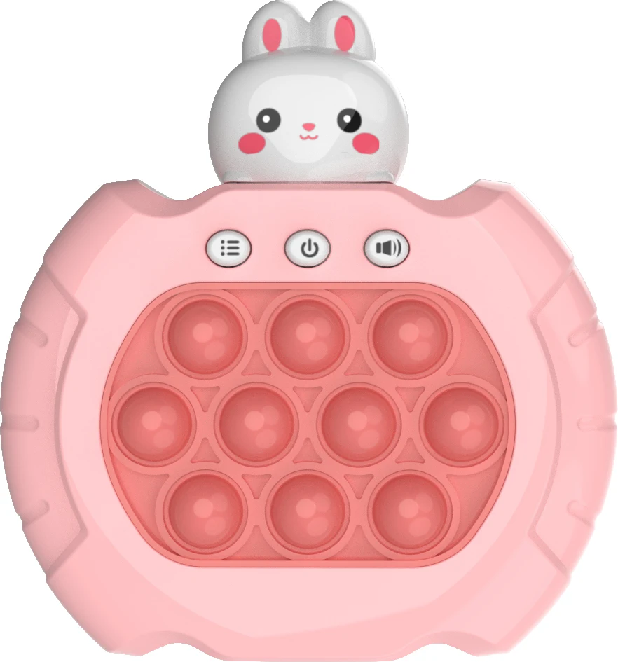 AA Free Sample Educational Light Up Toys Quick Push Game Console Electronic Pop Electronic Quick Push Game Toy Fidget Toys Kids