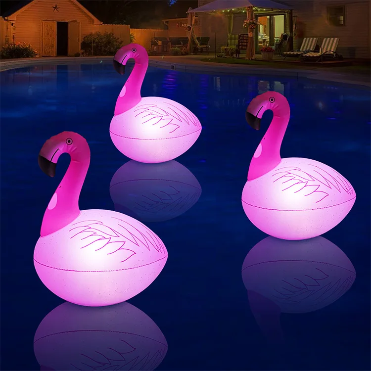 Ponds Cootway Solar IP68 Led Floating Toy Pool Lights Inflatable Solar Flamingo 50 PVC White Garden 90 80 Sonnoff DC 2V Ltd. 0.4
