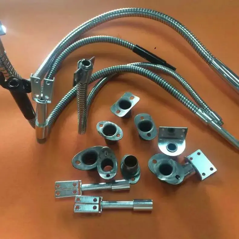 Hot selling high quality Hardware toy bracket hose copper pipe lamp molding metal hose flexible gooseneck tube