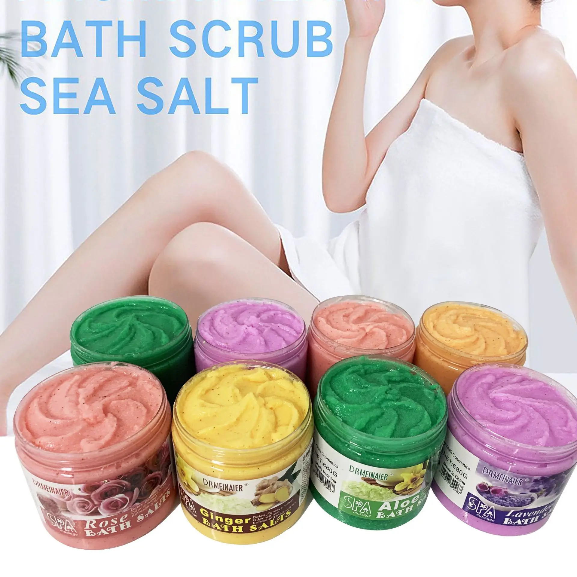 Exfoliating Bath Bubble Moisturizing Salt Removing Chicken Skin Nourishing Treasure Dead Skin Moisturizing Sea Salt