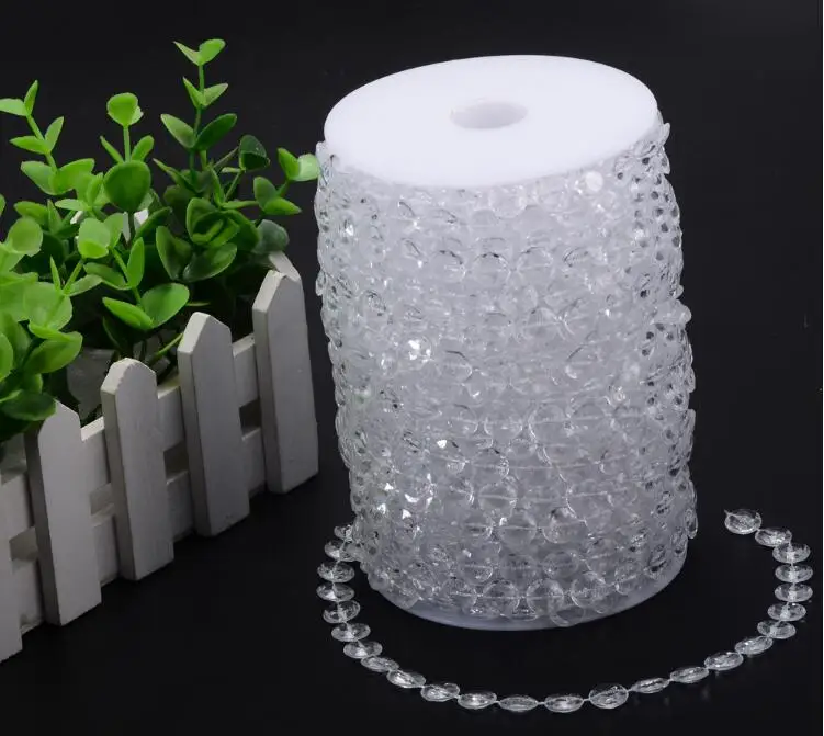 10mm diamond plastic bead chain string curtain