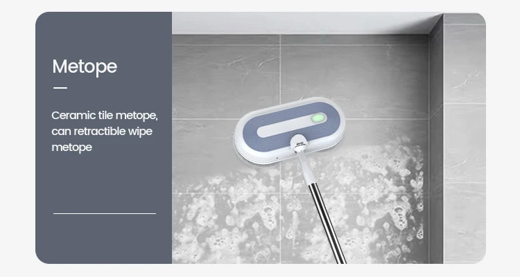 Cordless Electric Mop Dual-motor Powerful Mop With Water Sprayer Up To 60 Mins Working Time Adjustable Tube Multi-surfaces Floor