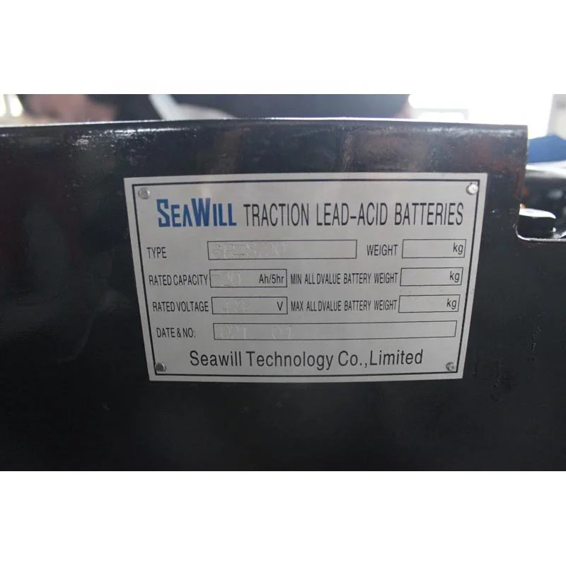 Battery Forklift battery 48 volt 720Ah(6PZS720) PZS 198mm width traction battery for electric operated forklift