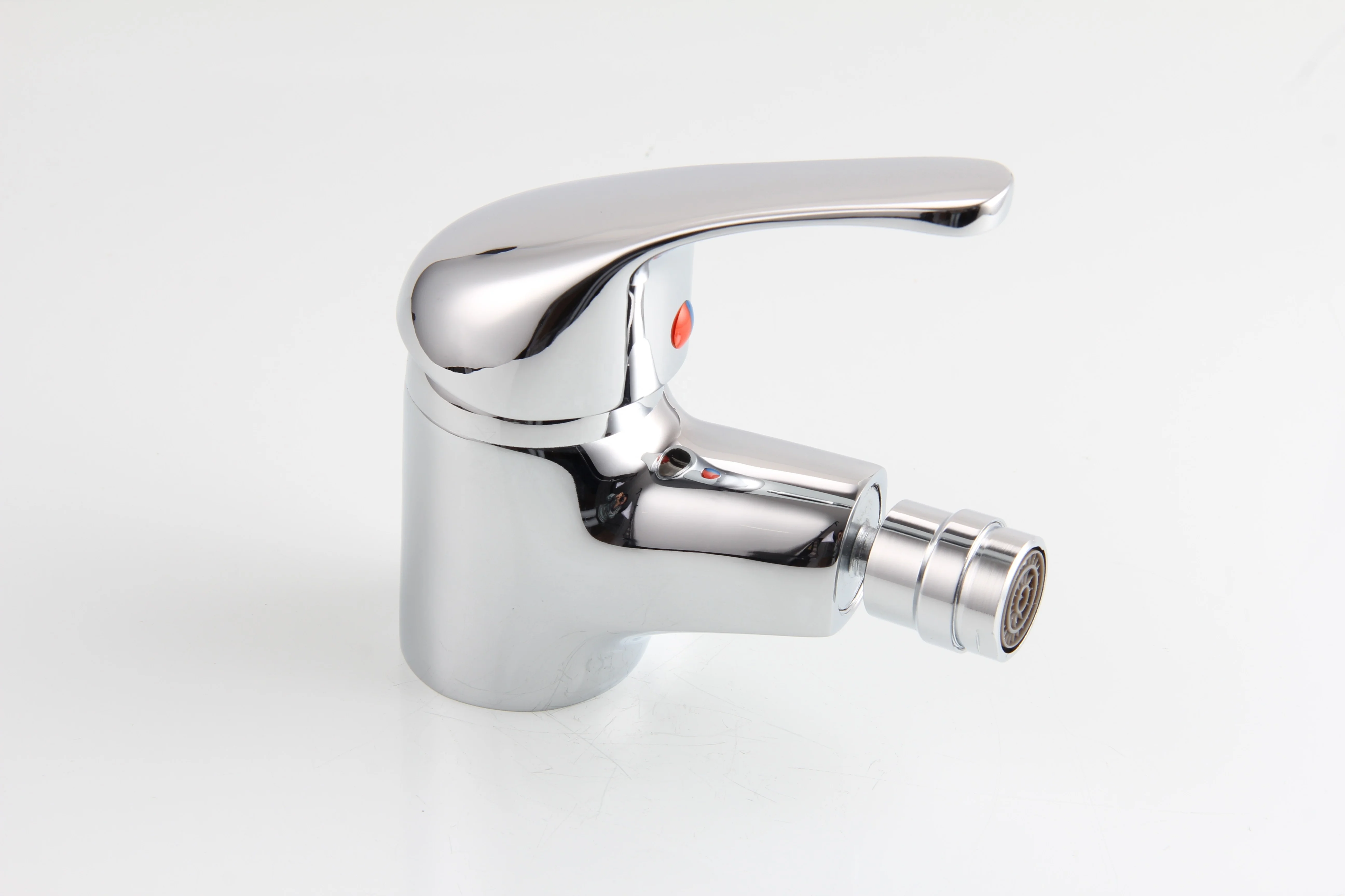 Contemporary Deck Mounted Hot Cold Brass Single Handle Women Bidet Faucets
