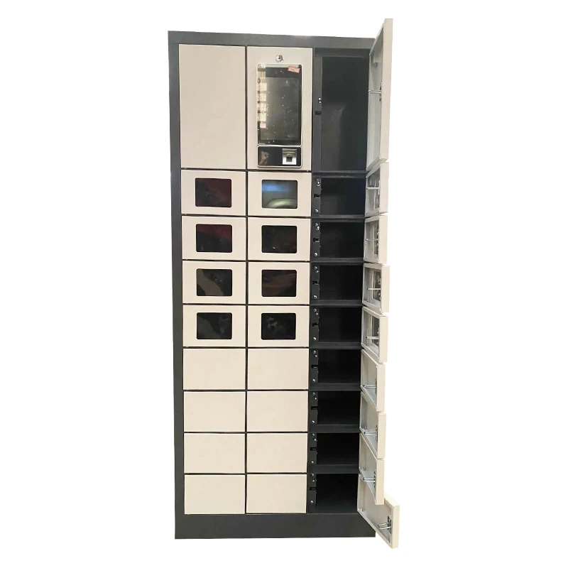 Customized multi door charging cabinet for sale electronic lock key box RFID smartphone charging station  storage cabinet