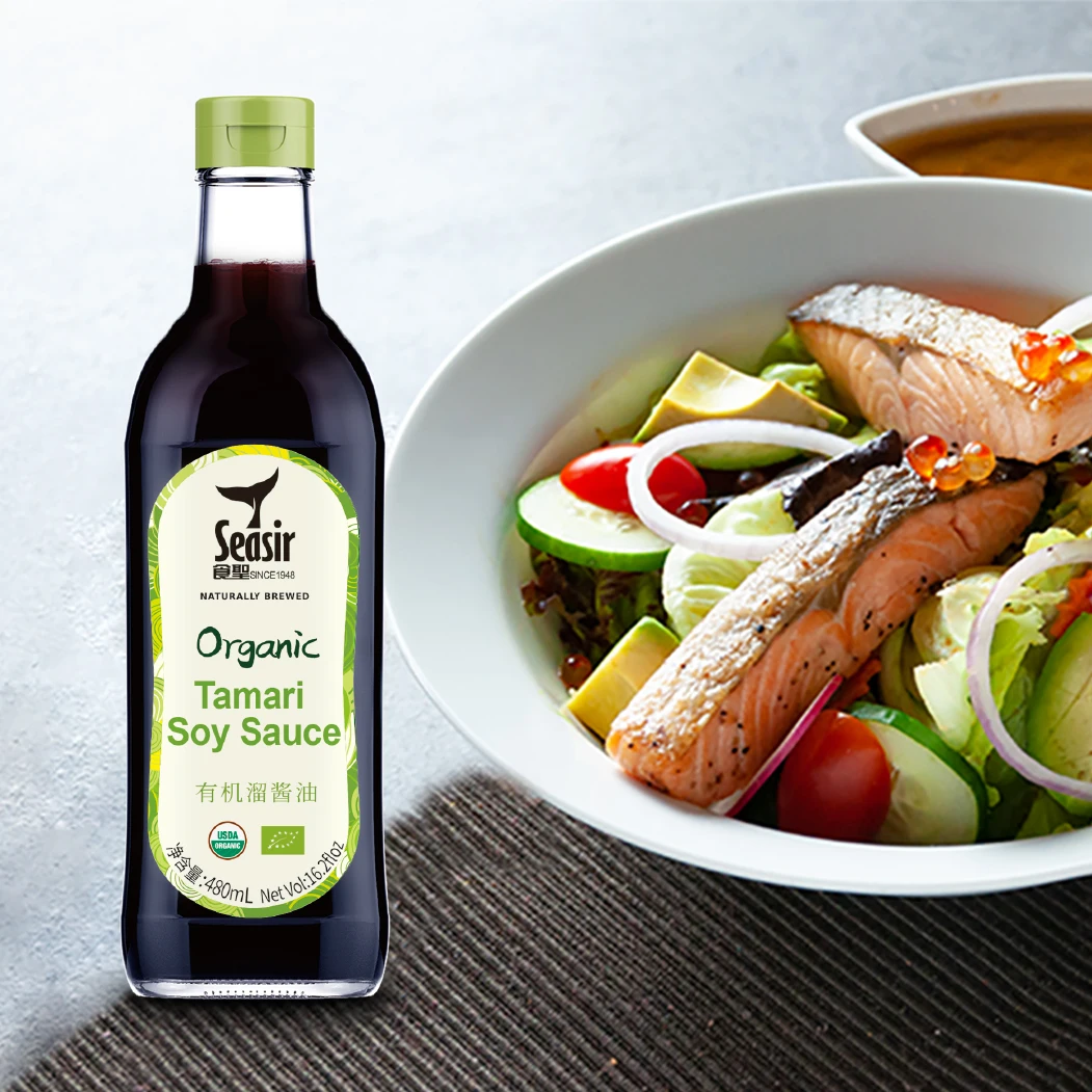 OEM Japanese Style 250ml Custom Factory Brewed Organic Tamari Soy Sauce Packaged in Bulk