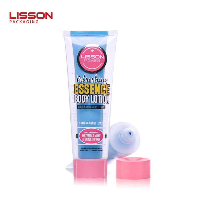 100ml vibration face clean tube skin care container with soft silicon gel brush