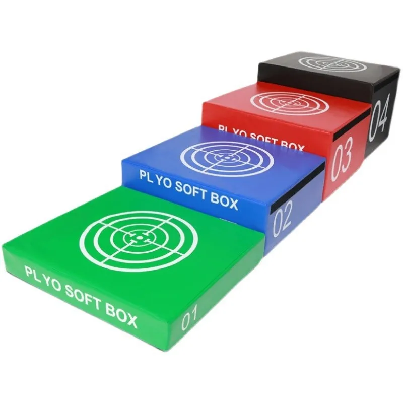 Factory wholesale High density3 in 1 soft plyometric jump box gymnastics soft box Vaulting Box