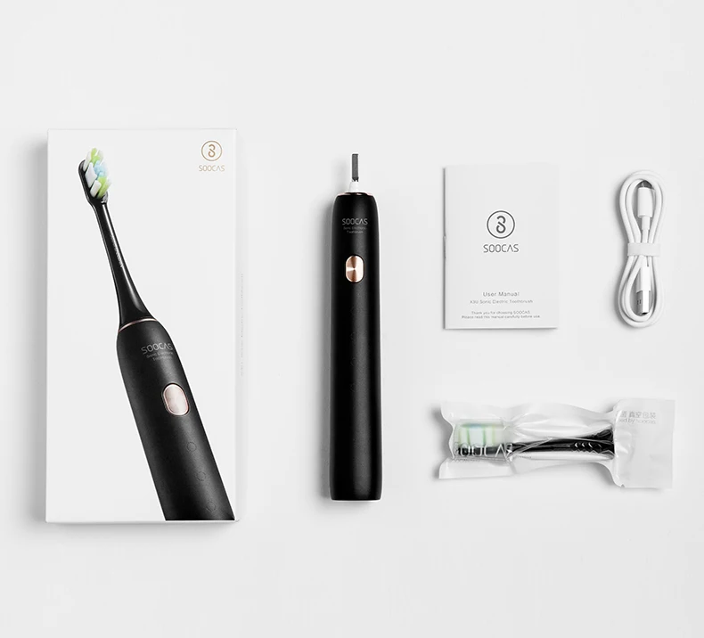 Зубная щетка электрическая Soocas X3U Звуковая перезаряжаемая Водонепроницаемая ультразвуковая автоматическая