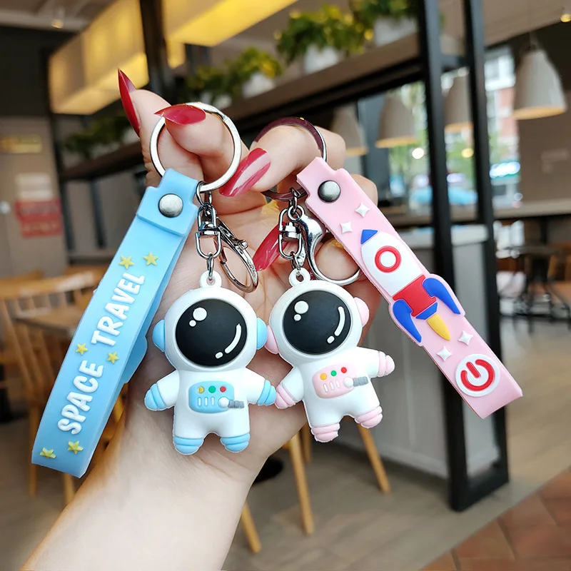 Cute Keychain Holder Fashion Women Girls Kawaii Pig Keychain Female Cartoon Panda Bag Pendant Gift For Girlfriend