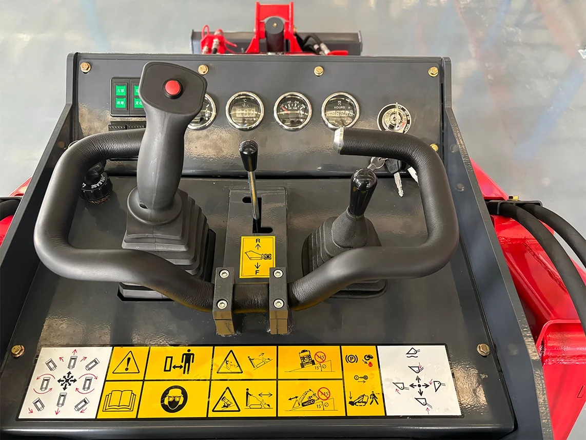Mini Track Skid Steer 450kg EPA Perkins Diesel Skidsteer Farm Walk Behind Track Loader For Sale