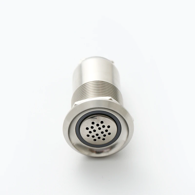 19mm stainless steel  metal uncontinuous sound Buzzer alarm with flash light(PM191B-SM)